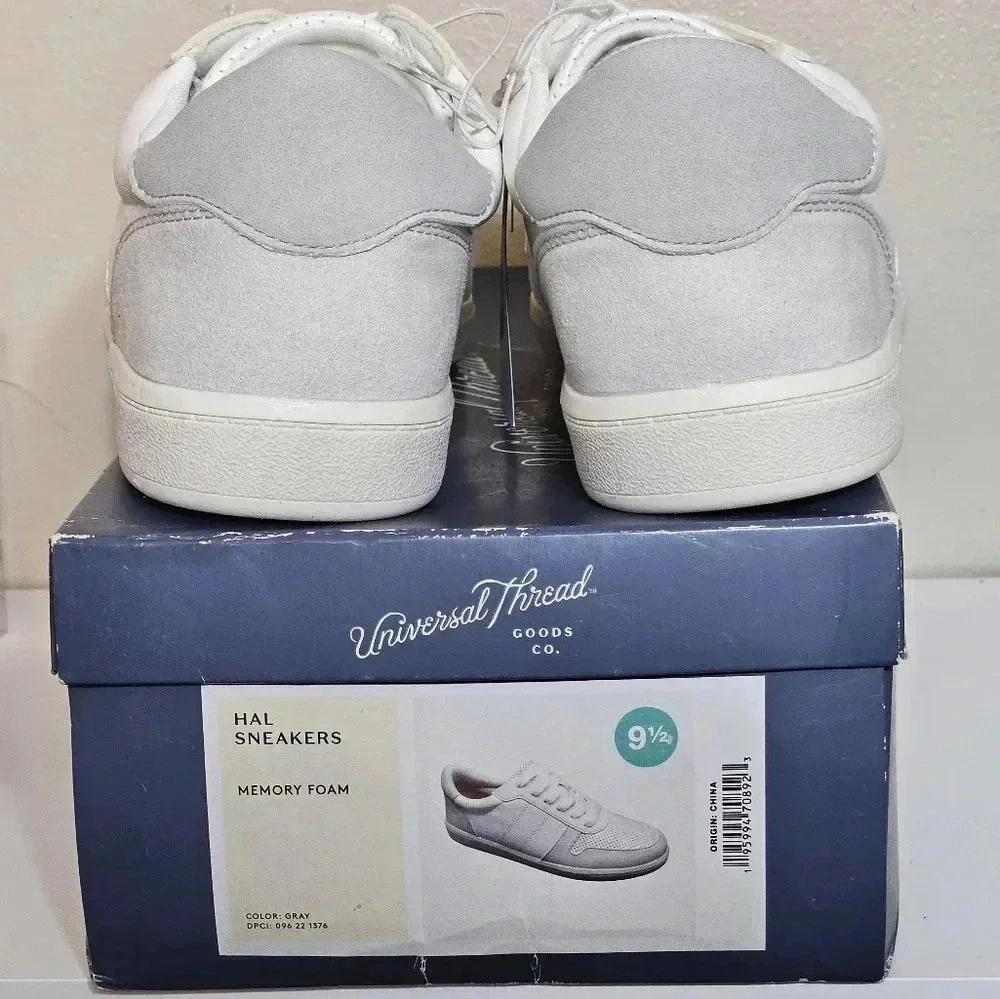 Universal Thread Hal Sneakers white n light gray lady's sizes - Picture 4 of 11